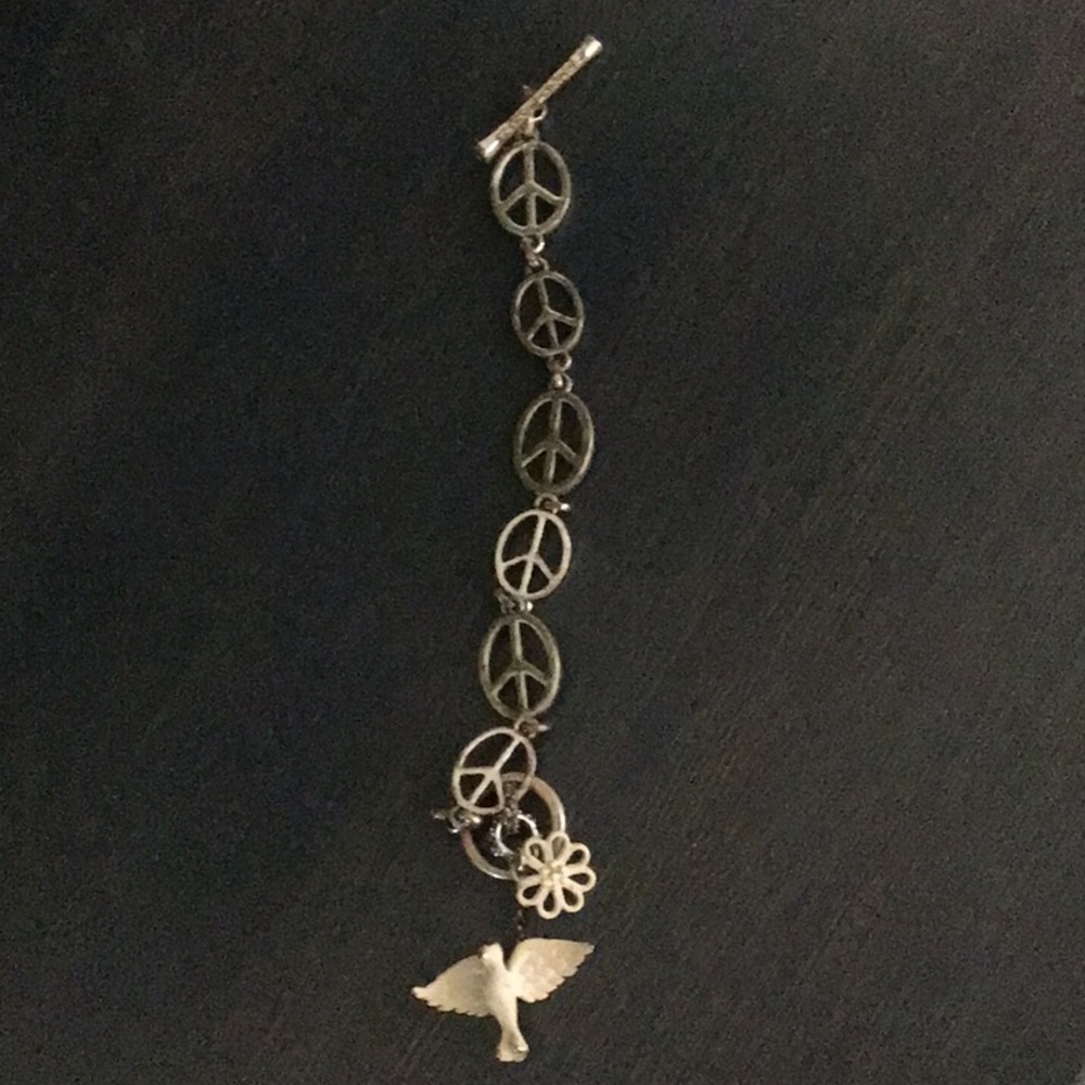 Lucky brand peace bracelet